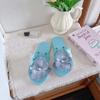 Verano Nuevas Chanclas de Flor Phalaenopsis Zapatos de Playa para la Orilla del Mar Pantuflas Casuales de Vacaciones para Niña Pantuflas Planas