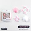 Switch Lite estrelas amor adesivos de silicone para botões tampa de joystick NS tampa de botão direção cruzada tampa de joystick