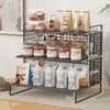 Mesa de Café de Oficina Estante de Almacenamiento de Bebidas Multicapa Lujo Ligero Portavasos para Mesa de Comedor de Cocina Estante de Almacenamiento de Snacks para Sala de Estar