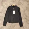 Chaqueta corta para mujer de estilo coreano, ajustada, versátil y de alta gama, con cuello mao y doble cremallera. 13266
