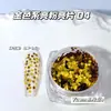 Unhas com Glitter Âmbar e Lantejoulas Outono/Inverno Brilhantes Cor Caramelo Quente Acessórios de Unhas Artísticas Feitos à Mão Venda por Atacado