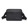 Mochila para Hombre Tejido de Película de Cuero Bolso de Hombro Moda Callejera de Gama Alta para Hombre Bolso Cruzado Estilo Horizontal Gran Capacidad Bolso de Hombro para Hombre