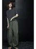 Pantalones de Lino Anchos Moment Verano 2026 Nuevo Estilo Caliente Cintura Alta Sueltos Casuales Rectos para Mujer