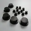 Tapas de plástico negro para tubos, tapones para polvo y tapones para orificios de instrumentos, personalizados por el fabricante y resistentes a altas temperaturas