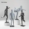 Expositor de Modelo de Corrida Esportiva Infantil Manequim de Vitrine de Loja de Roupas Infantis Mesa de Boneca Adereços de Modelo Infantil Manequim Corpo Inteiro