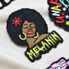 Mancha Europeia e Americana Menina Fofa Bordado Completo 0DIY Roupas Bolsa Decorativa Tecido Adesivos Sapatos e Chapéus Remendo Letras Bordadas Carimbo