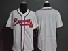 Fornecimento de Comércio Exterior Camisa MLB Camisa de Beisebol Braves #13 Transfer de Calor Uniformes de Treinamento da Equipe Uniformes de Beisebol