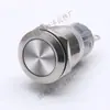 Interruptor de Alimentación Eléctrica Metálico Impermeable de 19 mm, Botón de Cabeza Plana, Cabeza Alta, Autoretención, Restablecimiento