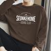 260g de algodão pesado T-shirt dos homens de manga comprida americana Oversize solto outono e inverno undershirt de algodão roupas de outono