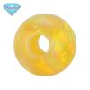 Huagang gema Full Hole Esférico OPAL Imitação Opal Gem Bare Stone Artificial Contas redondas Aobao Amarelo #54