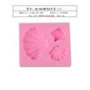 Molde de silicone de chocolate marinho estrela-do-mar concha molde para bolo de fondant casca de tartaruga ferramenta de confeitaria de fondant