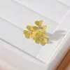Fecho de colar banhado a ouro 18K com pérola, fivela para pulseira, fecho para corrente de suéter, fivela de acabamento, acessórios para bijuteria DIY