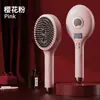 Transfronteiriço dedicado à massagem vibratória com luz vermelha para cuidados com os cabelos, spray de medicina, pente de massagem para relaxar o couro cabeludo, pente de massagem para cuidados com os cabelos