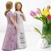 Estatua de ángel de amor de mano de Amazon transfronteriza, artesanía de resina para decoración de escritorio, hogar, sala de estar, regalos navideños