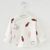 Roupas de Outono para Bebê Blusa Cardigã Algodão Puro Roupas de Outono para Recém-Nascidos Roupas de Outono e Primavera para Bebê Macacão Roupas para Cobrir as Costas Roupas de Outono