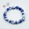 Colección de Cuentas Jingdezhen Cuentas Budistas Pulsera de Cerámica Popular Nuevo Estilo Chino Fresco y Sencillo Estilo Nacional Tejido Puramente Hecho a Mano