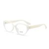 Nuevas gafas de sol retro tipo ojo de gato para mujer, estilo Spice Girls, de alto nivel, con cara cuadrada y montura grande, resistentes a los rayos UV.