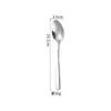 Elegante Juego de Cubiertos de Acero Inoxidable 304 para el Hogar: Cuchillo para Bistec, Tenedor, Cuchara, Cucharita de Postre y Café, Tenedor de Frutas, Cuchara para Mezclar