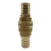 Válvula de retención de boca de pagoda Insertar Manguera de goma Válvula unidireccional Doble cabeza Boca de cobre con resorte Funda de válvula de flujo inverso Manguera de goma de alambre de acero Válvula de tubería de agua