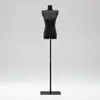 Loja de roupas versão coreana preto ombro plano manequim feminino meio comprimento janela ângulo reto ombro falso boneca corpo inteiro manequim exposição suporte