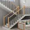 Pasamanos de Escalera, Barandillas Protectoras de Hierro de Madera Maciza, Barandillas de Ático, Barandillas de Pasillo, Interior de Villa Moderna Simple