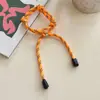 Saco de Corda Ins Estilo Coreano Fashionável Legal Corda de Nylon Trançada Chaveiro de Pendurar Pulseira Pingente de Cartão para Meninas para Fotografar Pingente de Corda de Mão