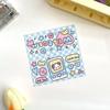 Lindo cachorro tarjeta cabeza embalaje juego de tarjetas decoración regalo Tarjeta estrella embalaje galletas horneadas embalaje horquilla