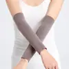 Coderas Delgadas de Terciopelo Alemán para Hombres y Mujeres, a Prueba de Frío, Transpirables, Calentadoras de Brazos, Modernas, Deportivas, Anti-Esguince, para Primavera y Verano