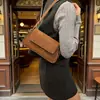 Nuevo Bolso de Hombro de Lujo con Estampado de Leopardo para Mujer, Bolso de Axila de PU Elegante y Versátil, Bolso de Mano Cuadrado Pequeño de Moda Europea y Americana