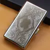 Estuche para Cigarrillos de Acero Inoxidable, Compacto y Portátil, Estuche para Cigarrillos a Prueba de Humedad, Caja de Protección para Cigarrillos con Pinza de Hierro de Tres Usos, Estuche para Cigarrillos Ultradelgado