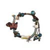 Pulsera tejida a mano estilo chino nuevo de Jingdezhen, fresca, animal de dibujos animados, linda cuerda de mano, disponible al por mayor para dropshipping