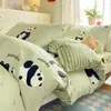 Juego de ropa de cama de tres piezas 100% algodón para dormitorio estudiantil Clase A con núcleo de edredón de algodón, juego de seis piezas para litera individual de dormitorio de algodón puro