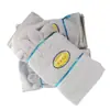 Guantes de lona de doble capa, engrosados y totalmente forrados, equipo de protección para trabajo mecánico de 24 hilos, guantes industriales resistentes al desgaste para soldadura