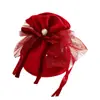 Bolsa de Dulces para Boda, Bolsa de Terciopelo de Lujo para Boda, Recuerdo de Boda, Caja de Dulces para Boda, Bolsa de Dulces de Compromiso Estilo Ins