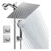 Barra de extensión de ducha de pared Amazon transfronteriza, juego de ducha con desviador de tres vías y manguera de ducha de acero inoxidable