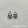 Prata antiga de Shanxi retrô panax notoginseng sino de prata gato da sorte floco de neve leão acessórios de joias DIY acessórios de joias de texto para brincar