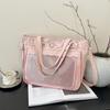 Bolso Cuadrado Pequeño de Moda 2025 Bolso Transparente Bidimensional Bolso de Mano Elegante Textura de Alta Calidad Bolso de Hombro Único Cruzado
