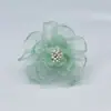 45/90mm Hilo de Seda Flor Accesorios Malla Hilo Borde Quemado Flor Accesorios Flor de Tela Hecho a Mano DIY Accesorios para Tocados
