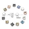 Acessórios de Joias DIY Prontos de Fábrica Diamante de Vidro com Formato Especial Acessórios para Roupas Decoração de Vestido de Noiva Garra D Quadrada Costura à Mão