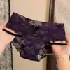 Gasa de Nube Crepuscular Encaje Sin Costuras Sexy Ropa Interior Femenina Nueva de Verano 2025 Braguitas Transparentes de Cintura Media Finas