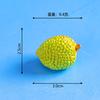 Paisaje en Miniatura Fruta Artificial Lichi Fresa Juguete Lindo Creativo Caja Ciega Accesorios de Decoración DIY Adornos Pequeños