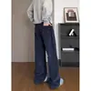 Pantalones de chándal para hombre color azul marino, diseño de bloques de color en la cintura, estilo American Drapey, para Street Dance, Scythe Sport, Jazz