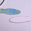Parche de Pescado Cuadros Lindo de Dibujos Animados Acrílico Parche DIY Accesorios para el Cabello Tocado Pin Lateral Pasador Pasador Joyería Accesorios