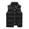 Nueva chaqueta exterior de plumón para otoño e invierno, chaleco chaqueta chaleco para hombre, talla grande de invierno, chaqueta chaleco cálida sin mangas