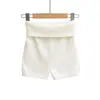 25 Estilos Nuevos de Invierno Falsos de Dos Piezas Cintura Elástica con Puño Pantalones Cortos de Punto Elástico Estilo Europeo y Americano Estilo Blogger de Instagram