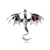 Broche de Dragón Volador Más Vendido Transfronterizo, Pin de Pterosaurio Personalizado, Accesorios de Ropa para Hombres y Mujeres, Abrigos, Trajes, Accesorios Personalizados, Al por Mayor en Stock