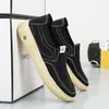 Zapatos de Lona Transpirables Nuevos, Mocasines de Moda para Hombre Primavera y Verano, Zapatos Slip-On Casuales para Hombre Estilo Old Beijing, Zapatos Casuales de Suela Gruesa
