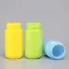 Botella de Polvo de Boca Ancha Engrosada de 175 ml Botella de Plástico de Boca Ancha Redonda para Granulados 175ccpe Botella de Empaque para Gomitas