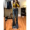 Jeans Micro-lafayette Preto Cinza Feminino Tendência Versátil Novo Cintura Alta Emagrecimento Levanta Bumbum Esconde Barriga Slim-fit Ferradura Calça Longa