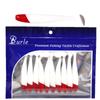 Cebos de Pesca Señuelo Cabeza Roja Mancha Blanca t Cola Suave 7cm Venta al por Mayor 2g Suministros de Pesca